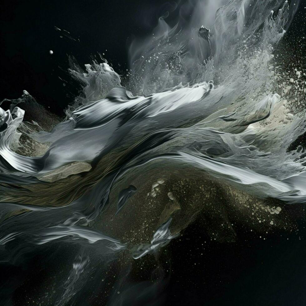 silver color splash photo