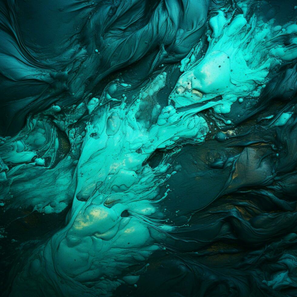 teal color splash photo