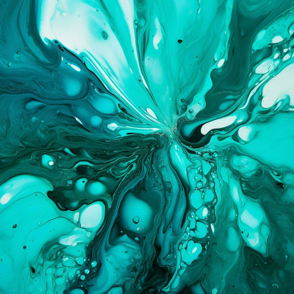 teal color splash photo