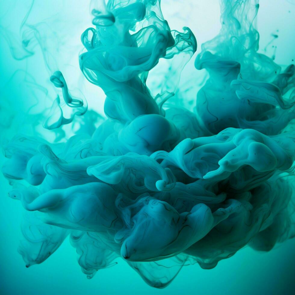 teal color splash photo