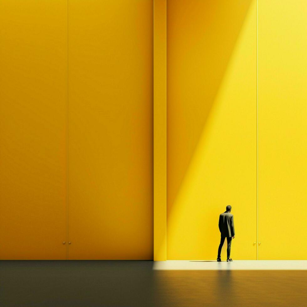 yellow Minimalist wallpaper photo