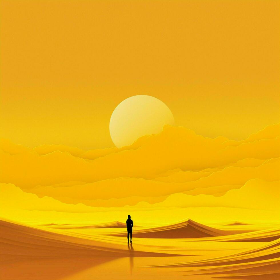 yellow Minimalist wallpaper photo