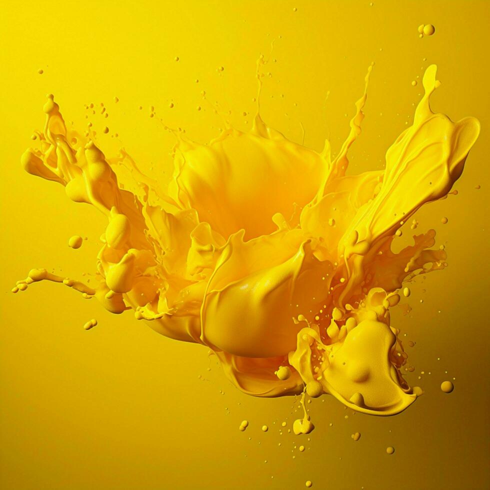 yellow color splash photo