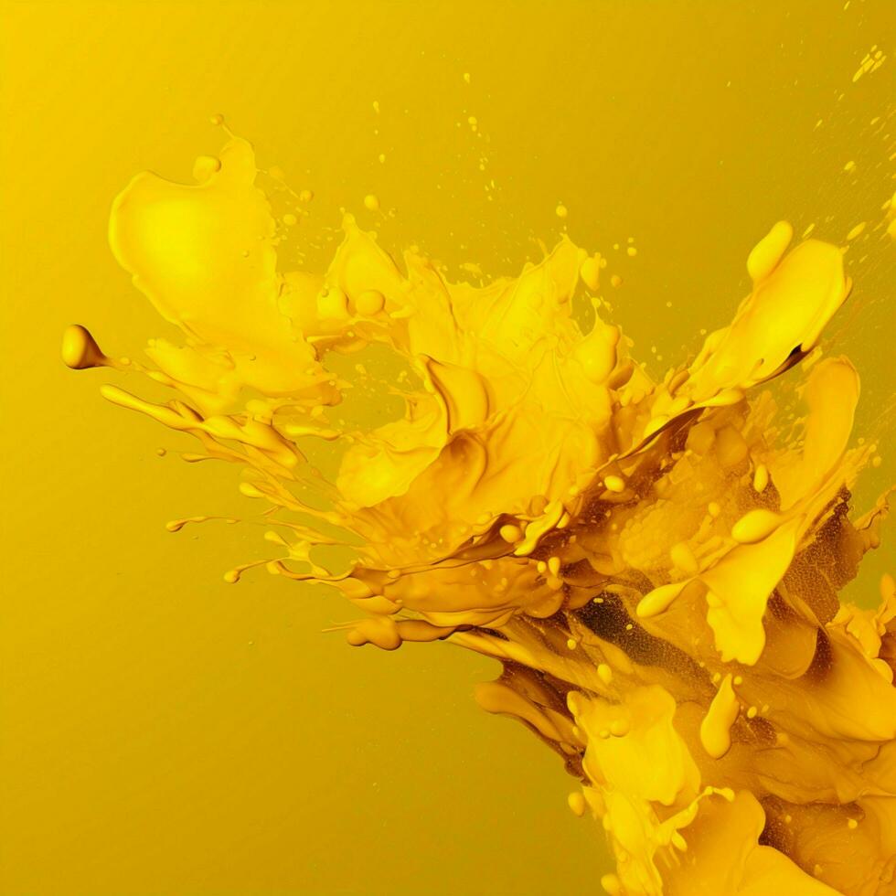 yellow color splash photo