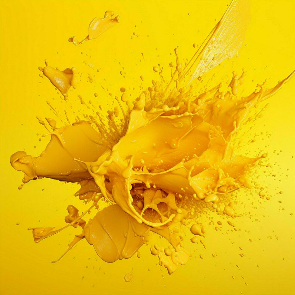 yellow color splash photo