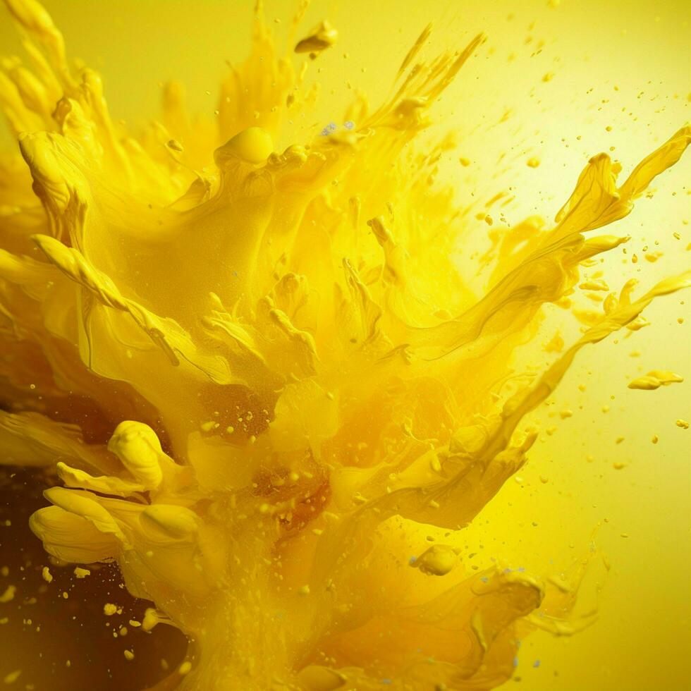 yellow color splash photo