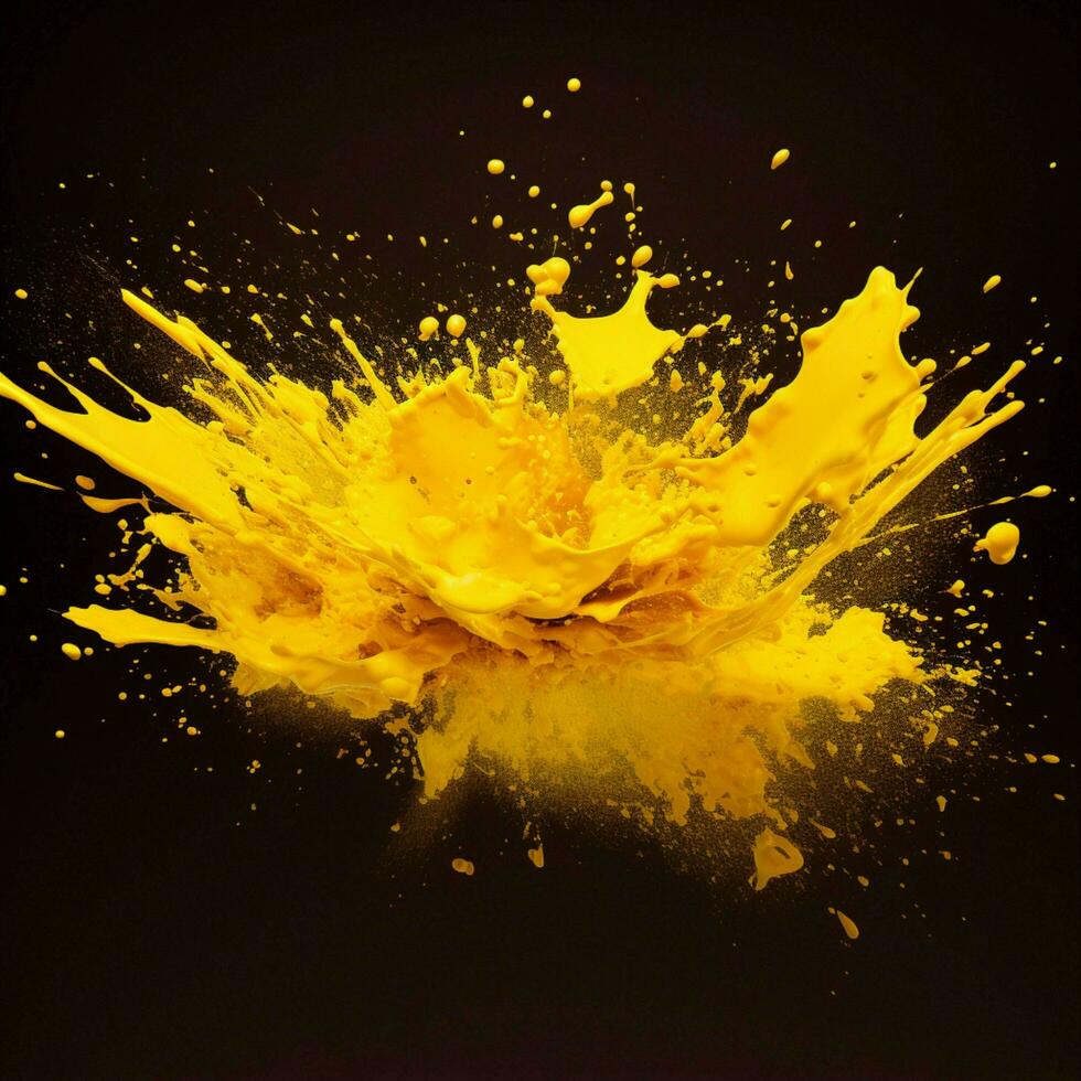 yellow color splash photo