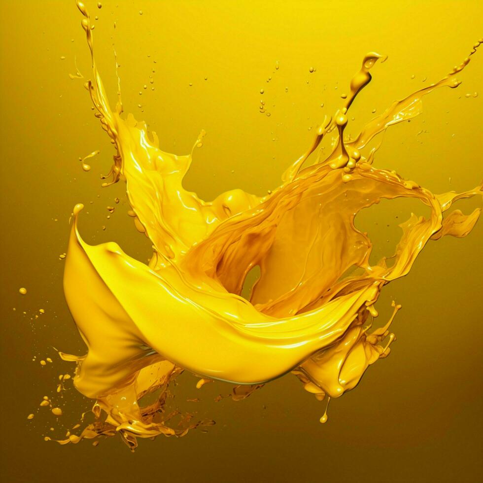 yellow color splash photo