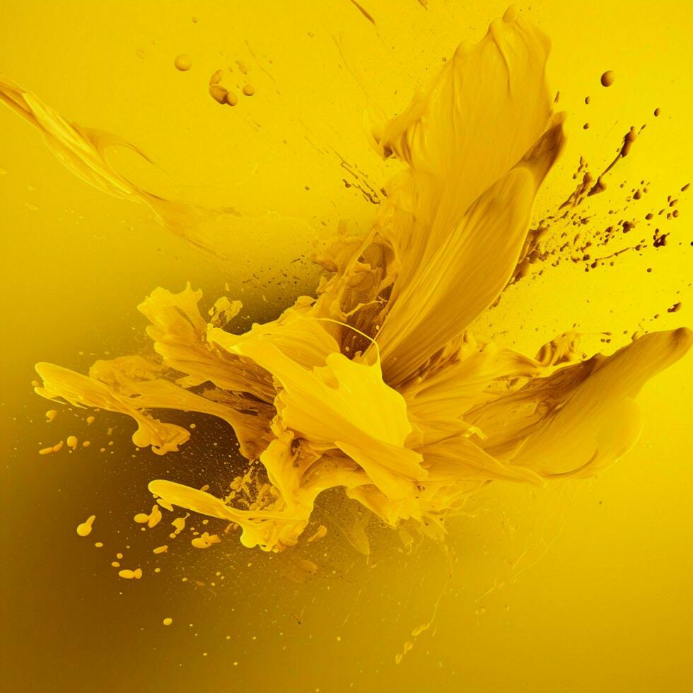 yellow color splash photo