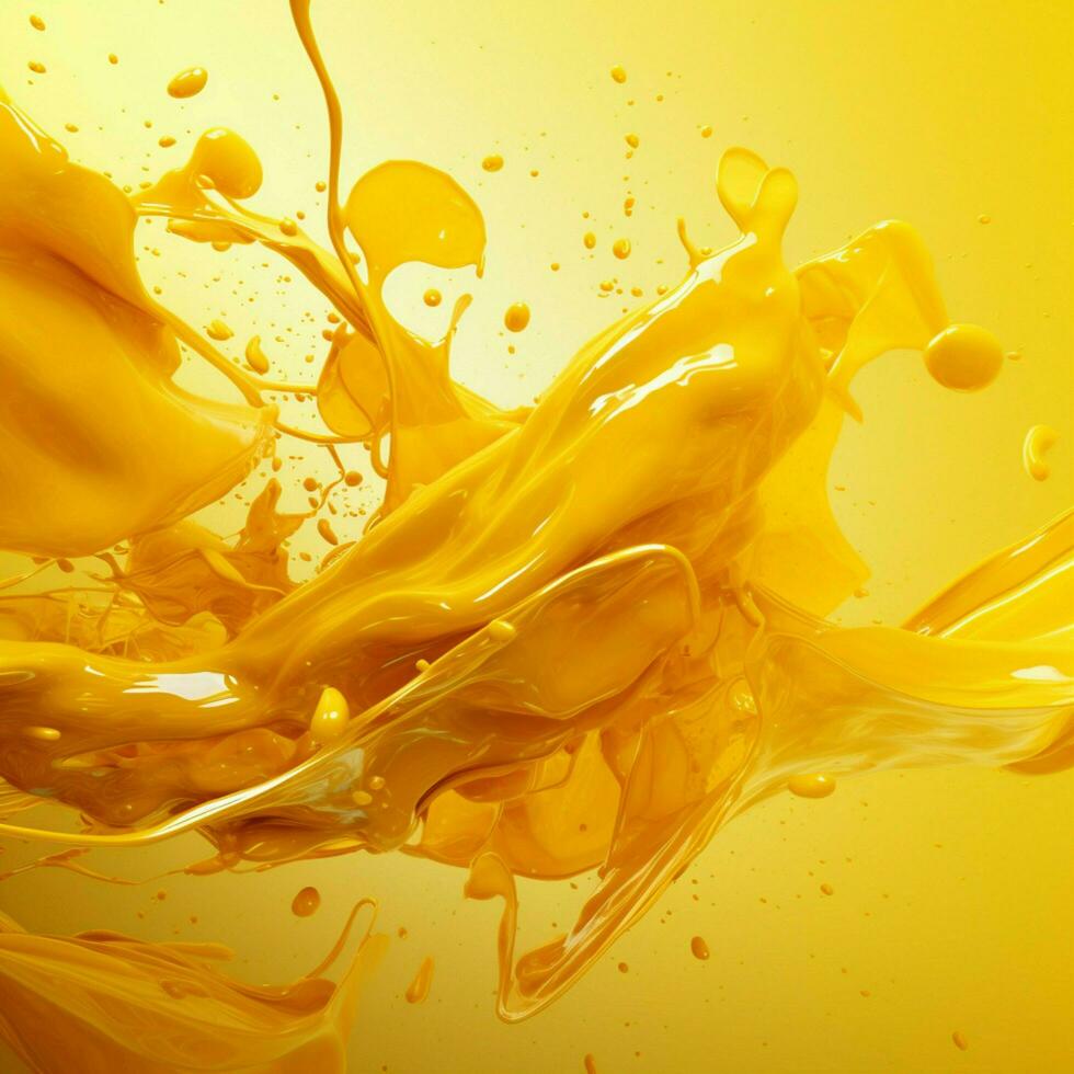 yellow color splash photo