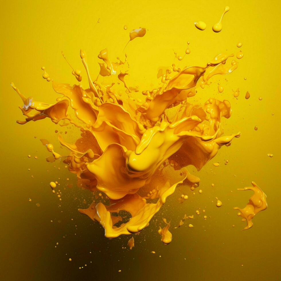 yellow color splash photo