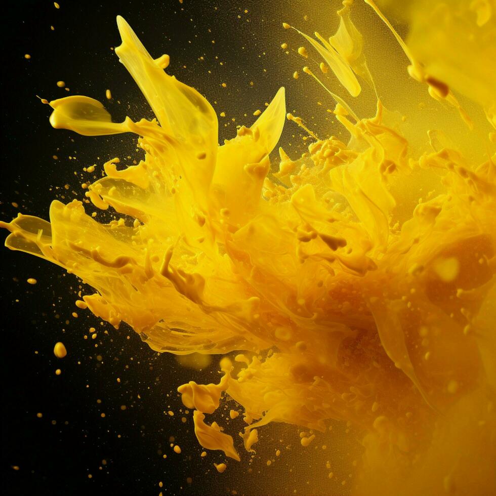 yellow color splash photo