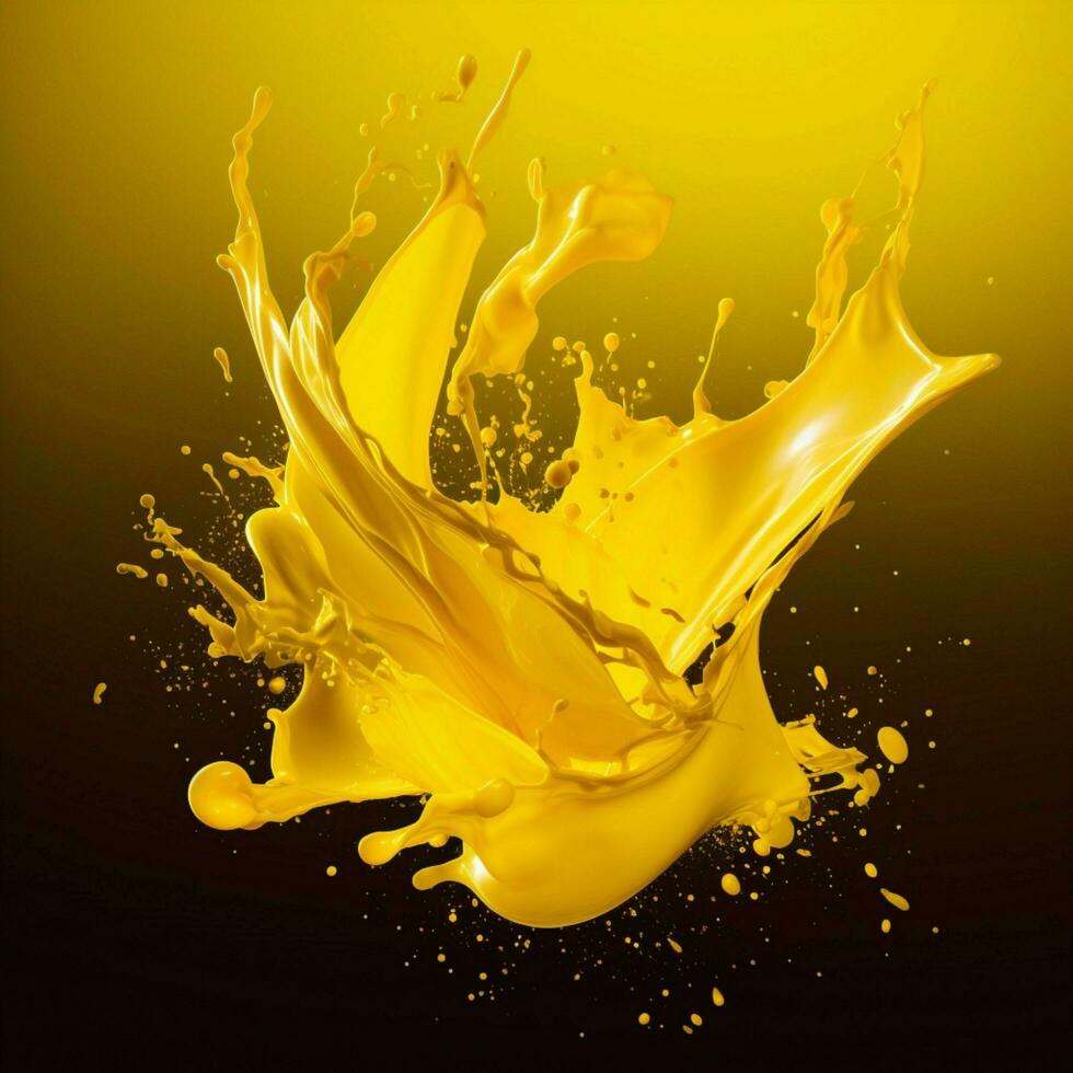 yellow color splash photo