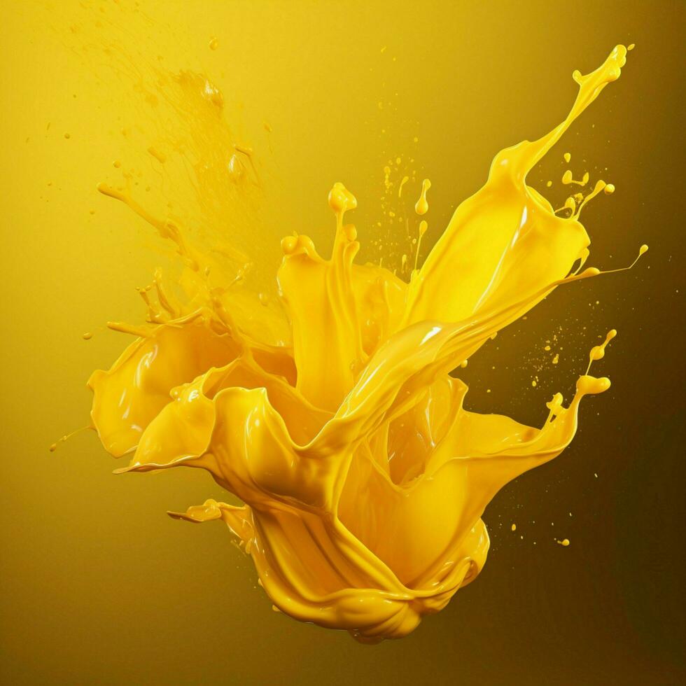 yellow color splash photo