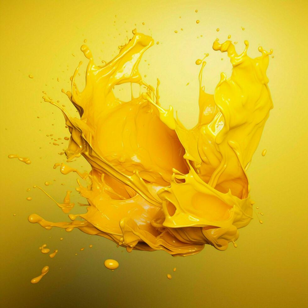 yellow color splash photo