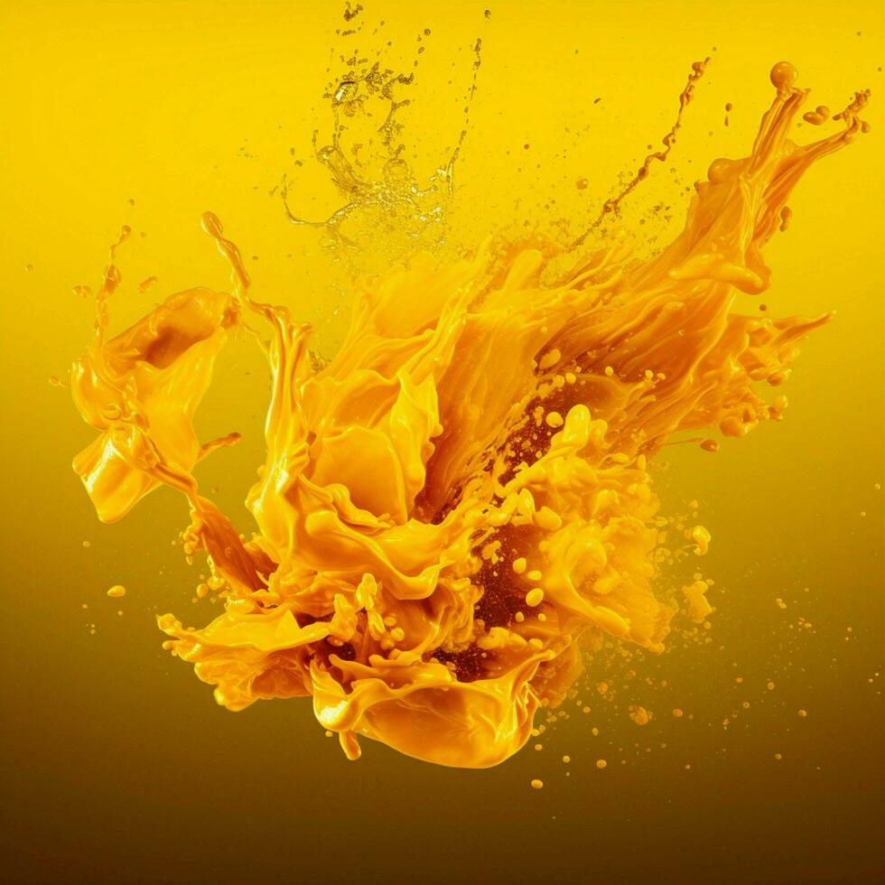 yellow color splash photo