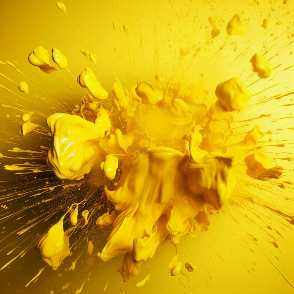 yellow color splash photo