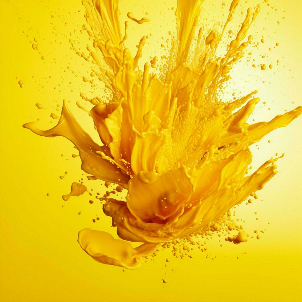 yellow color splash photo