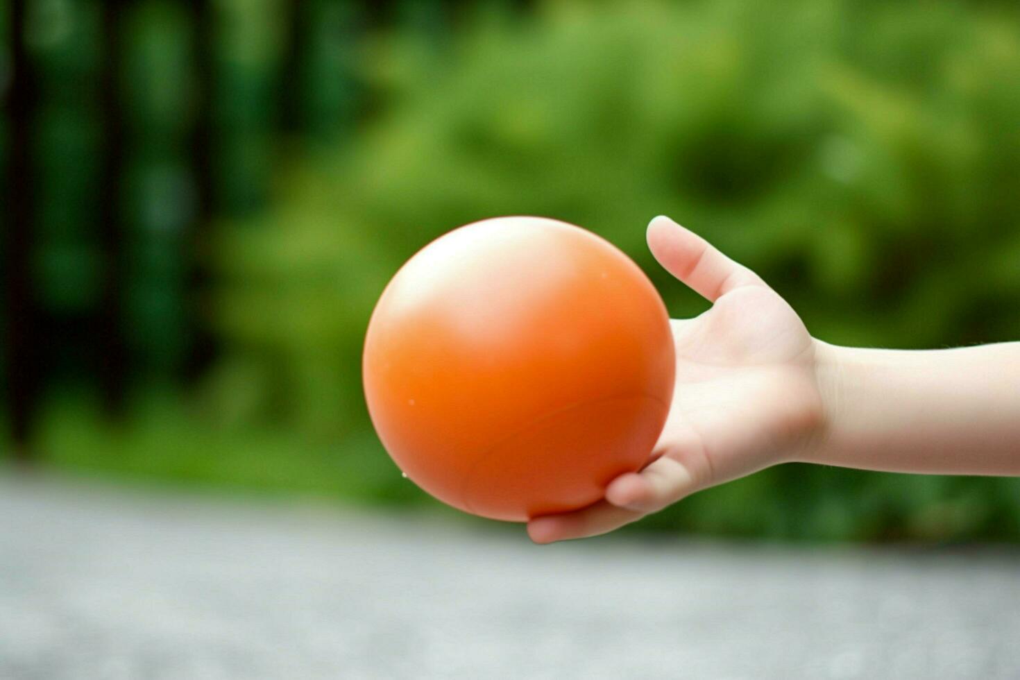 A bouncy ball for outdoor play photo