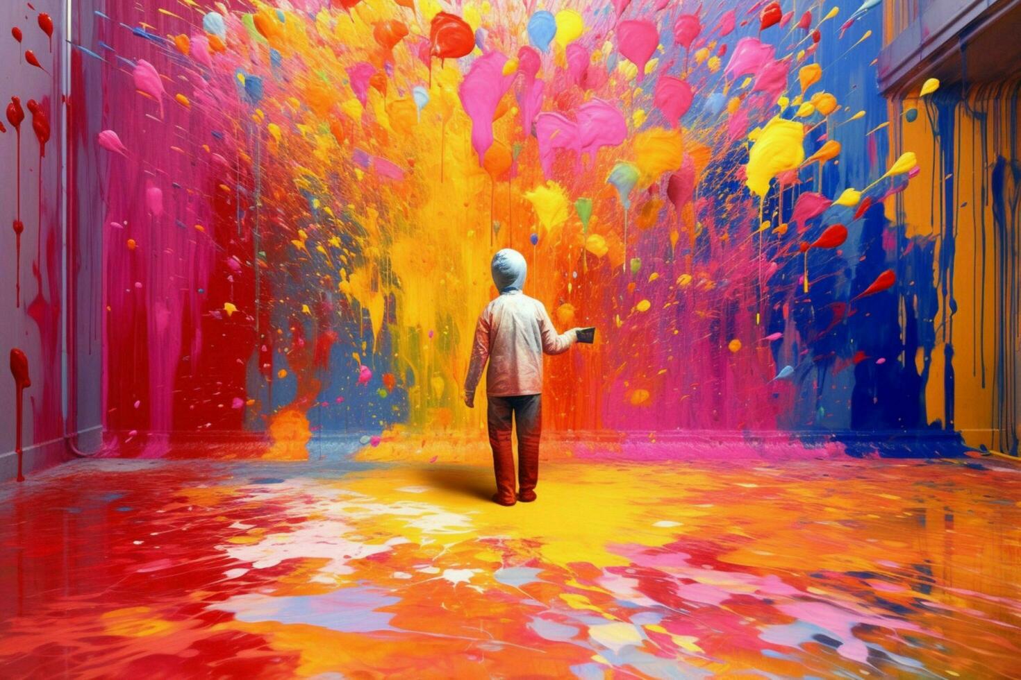 A brilliant splash of color that transforms the wor photo