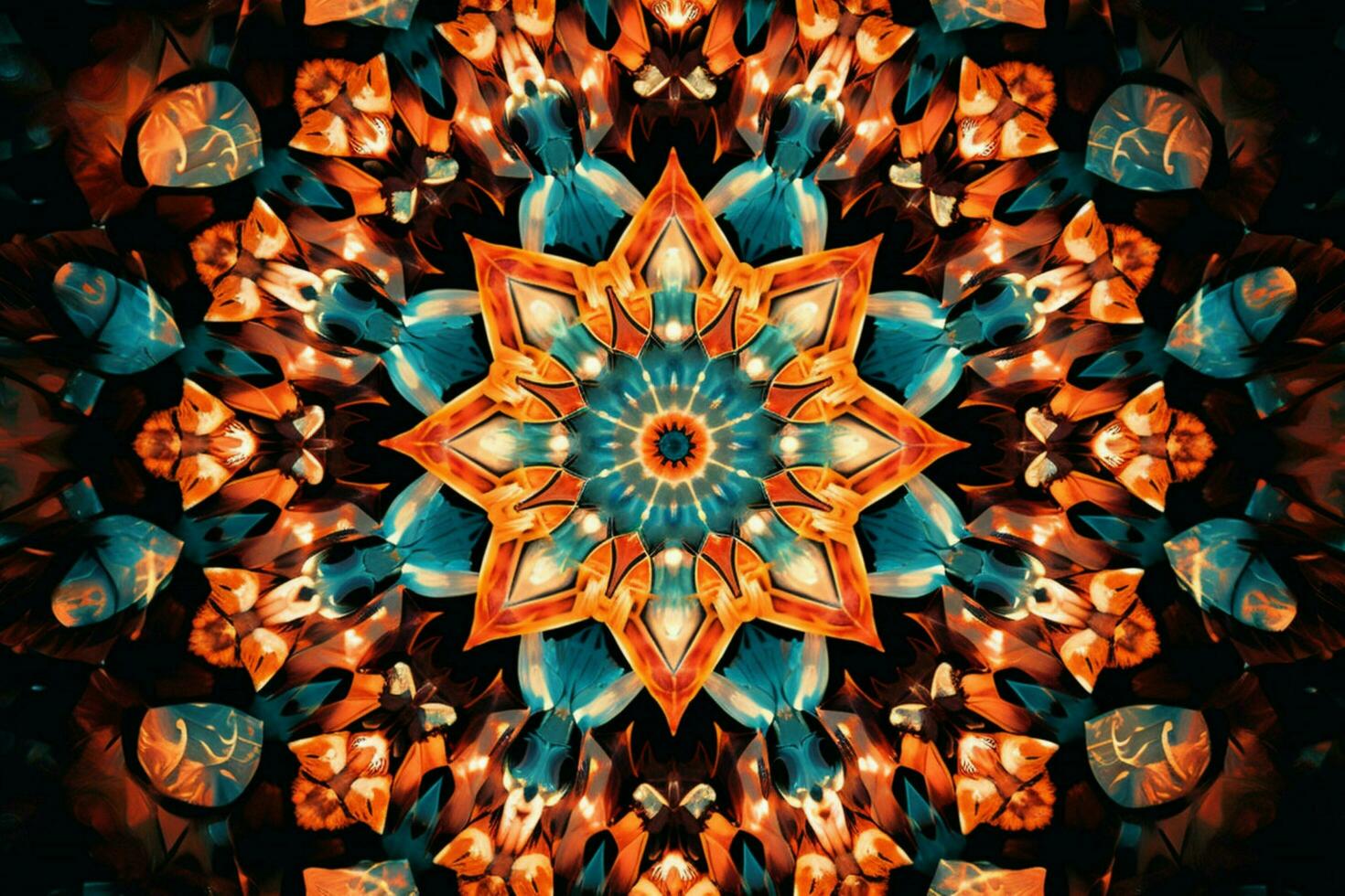 A classic kaleidoscope photo