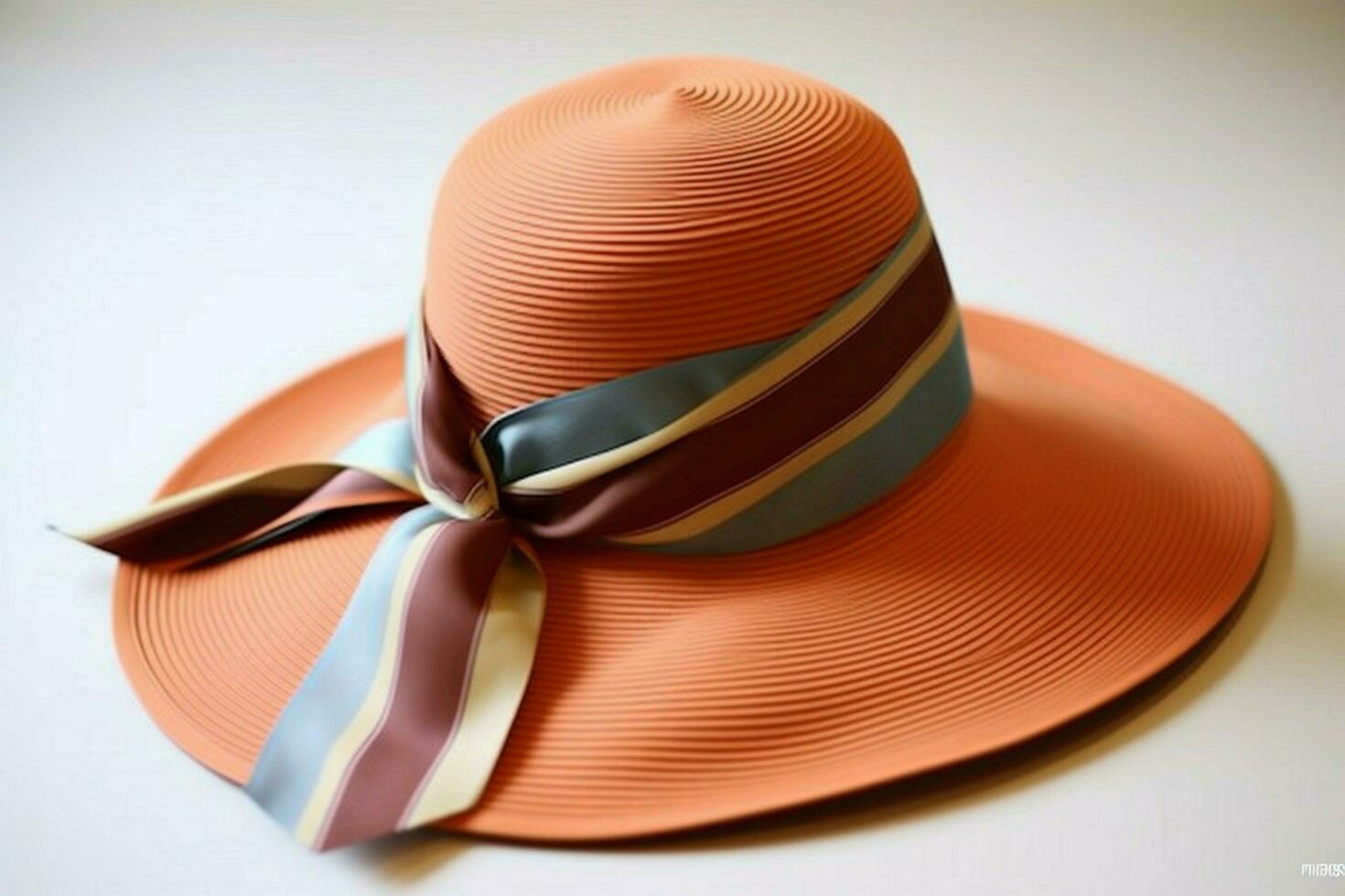 A floppy sunhat with a ribbon band photo