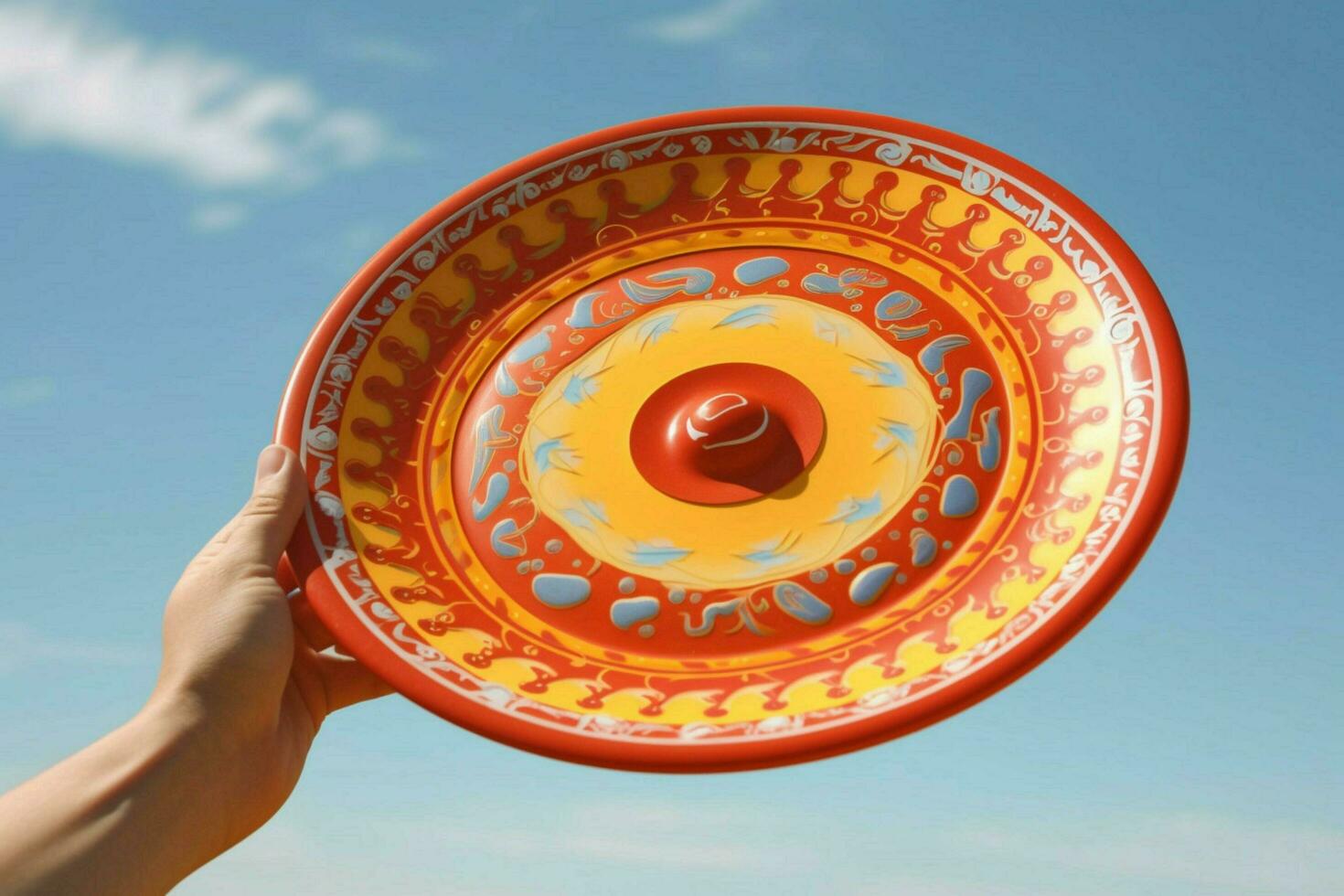 A flying disc for frisbee fun photo