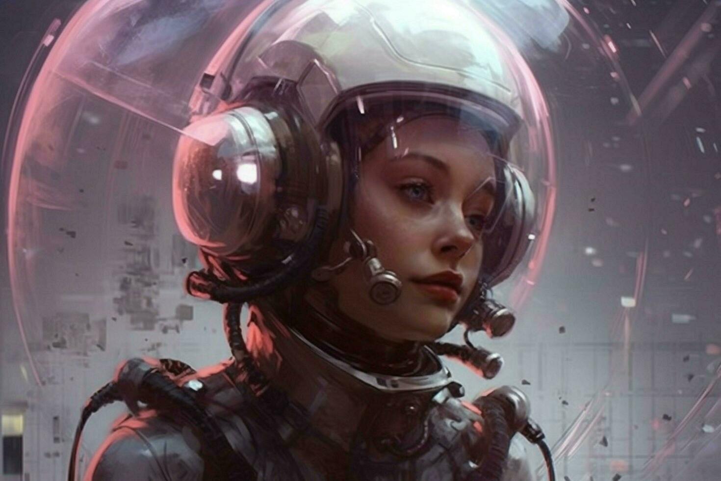 A futuristic digital piece photo