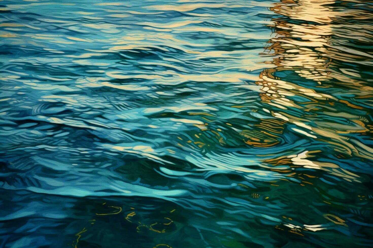 A gentle breeze ripples the surface of the water 30622988 Stock Photo