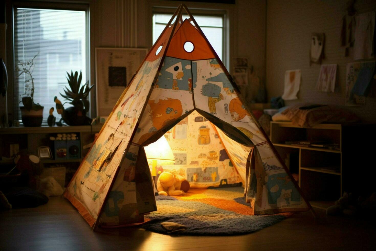 A play tent for indoor adventures photo