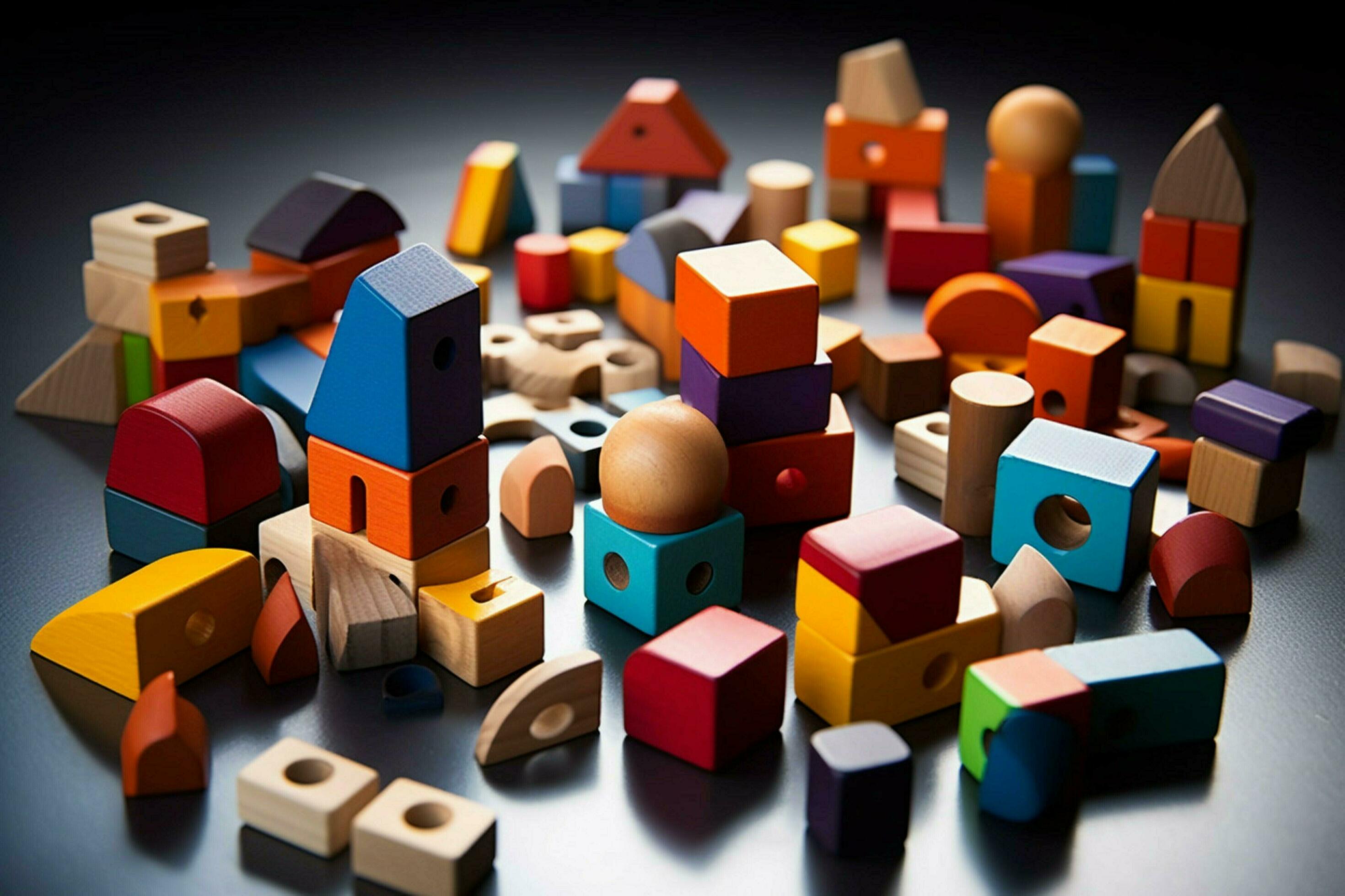 A set of magnetic shapes for building 30623535 Stock Photo at Vecteezy