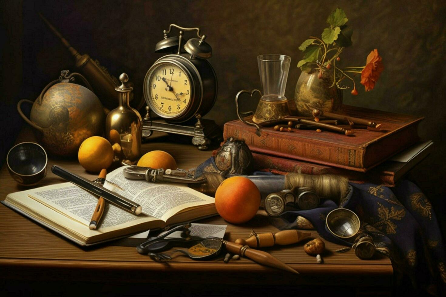 A still life of a favorite hobby or object photo