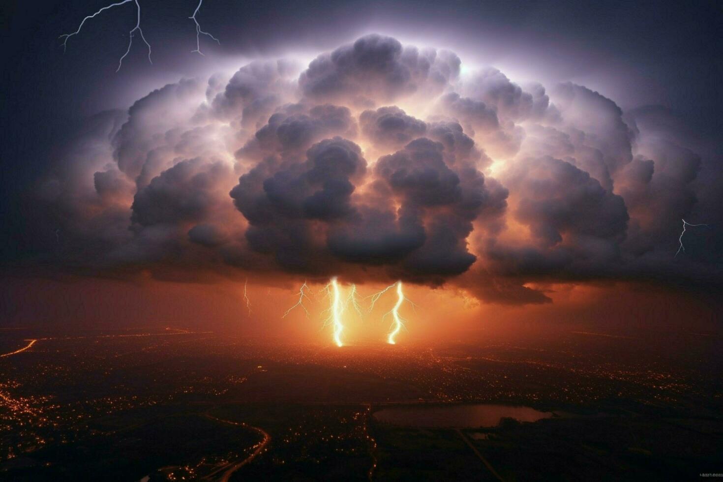 A stunning force of nature that lights up the sky photo