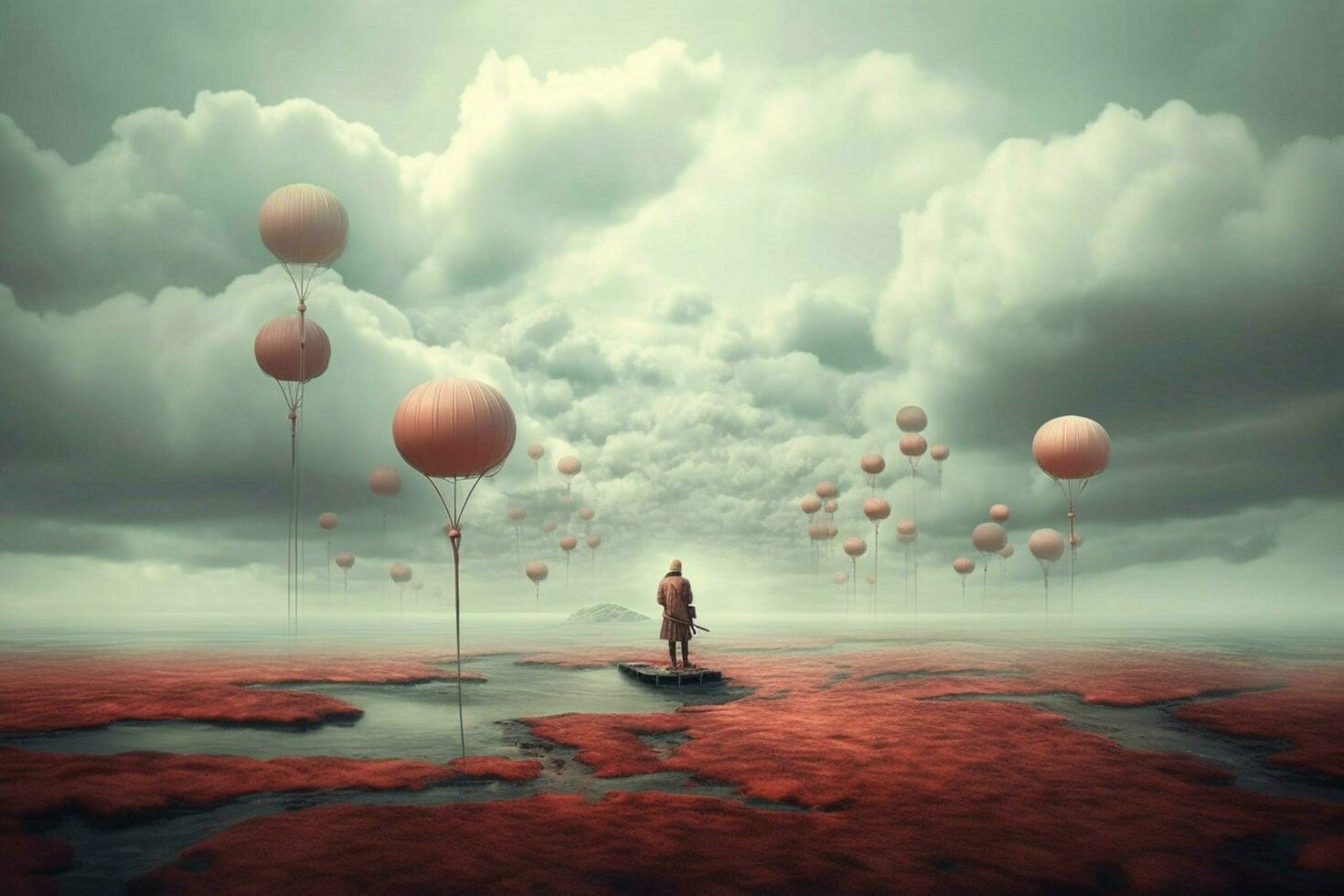 A surreal dreamlike image photo