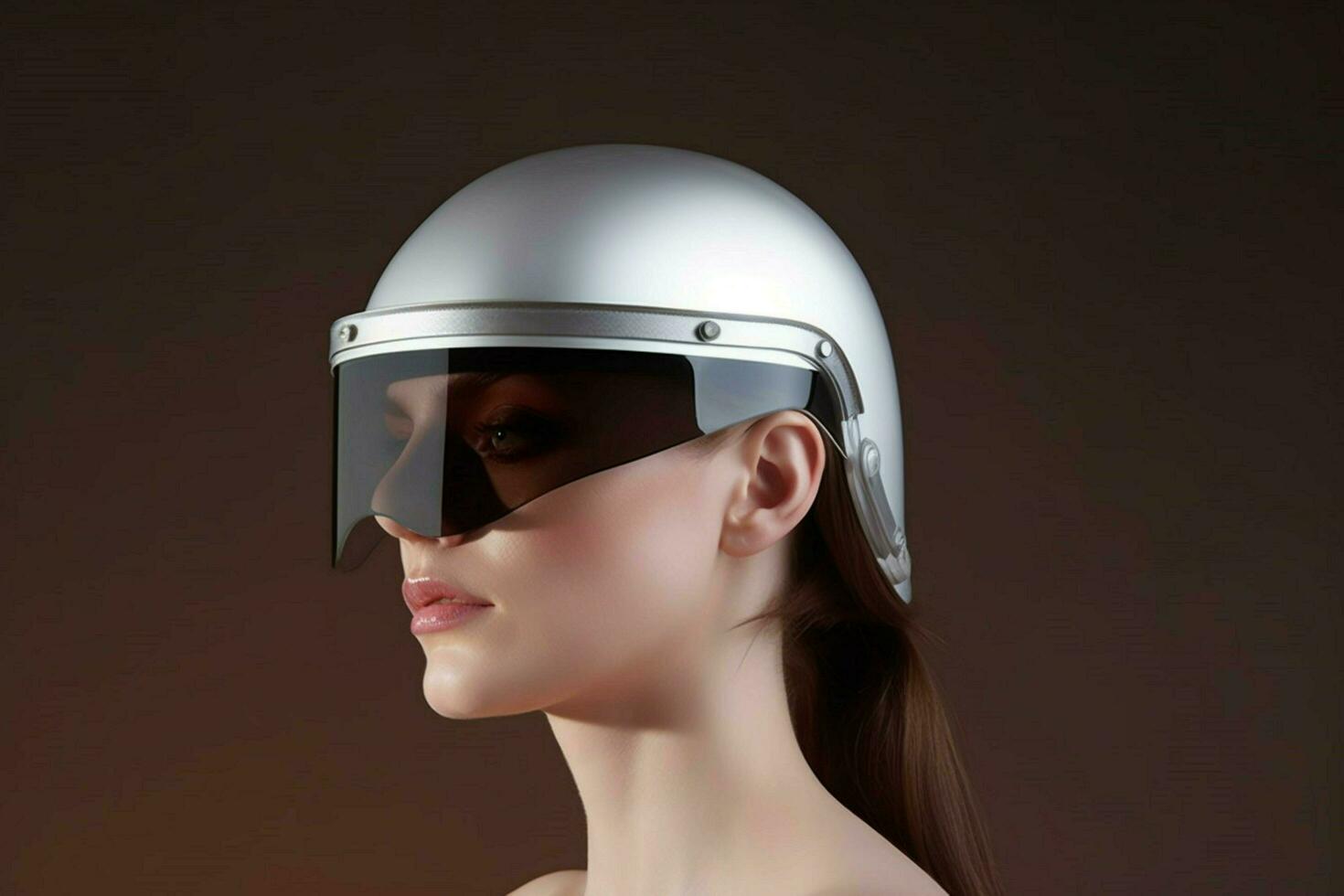 A visor with an adjustable strap photo