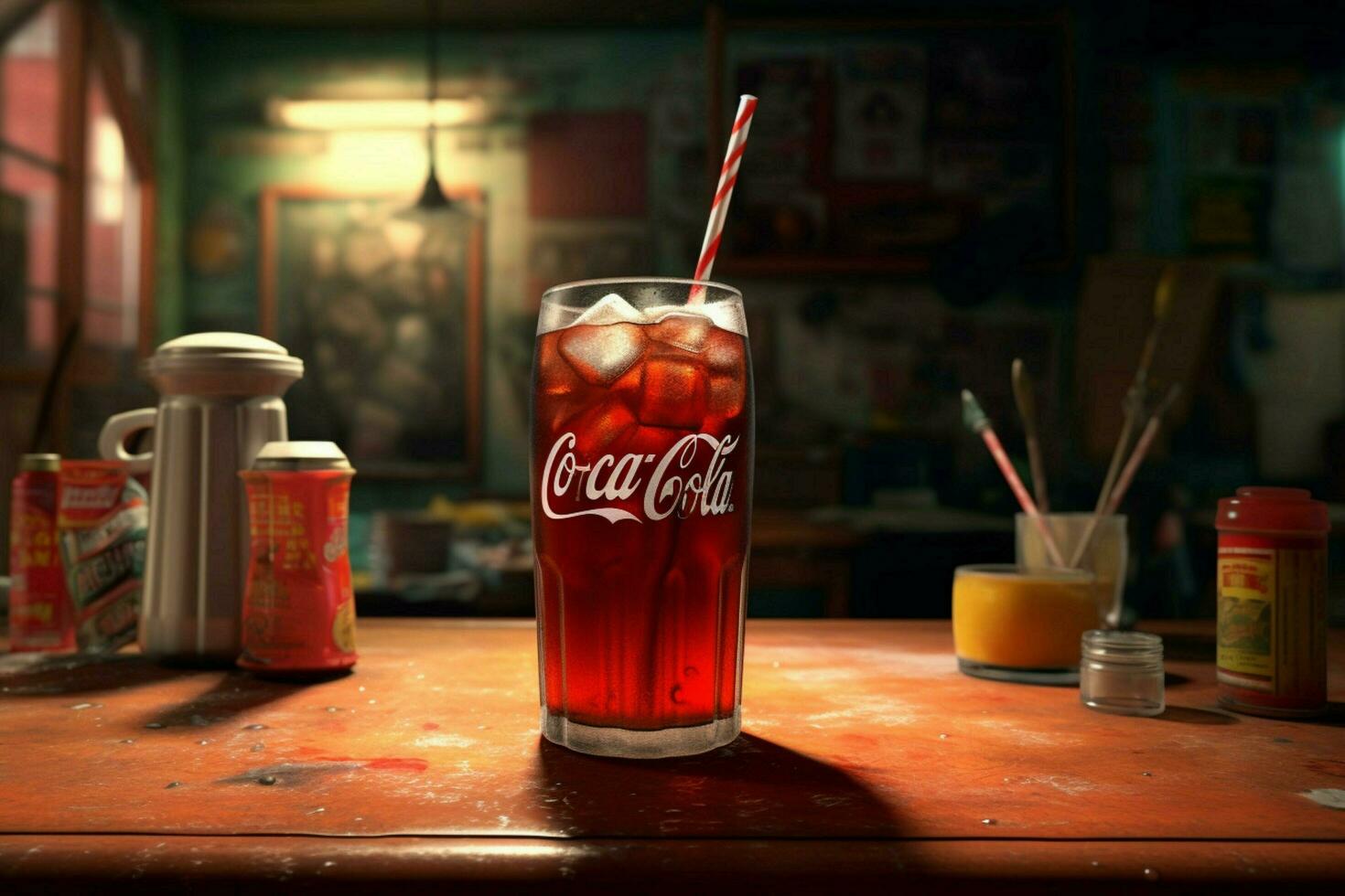 Big Red soft drink photo