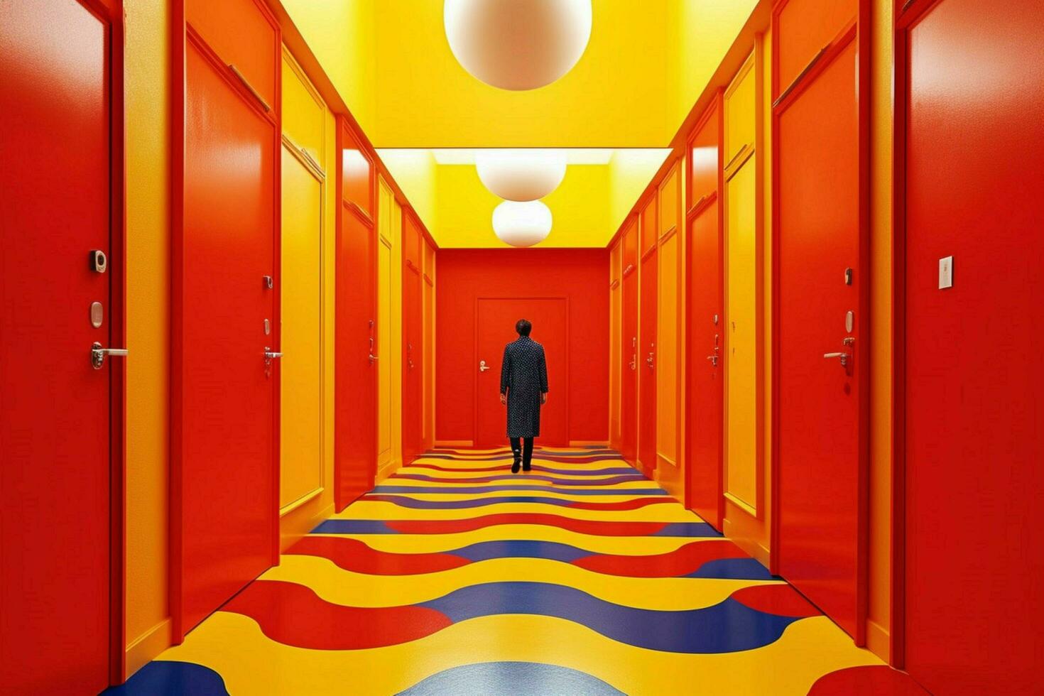 Bold use of primary colors for maximum impact photo