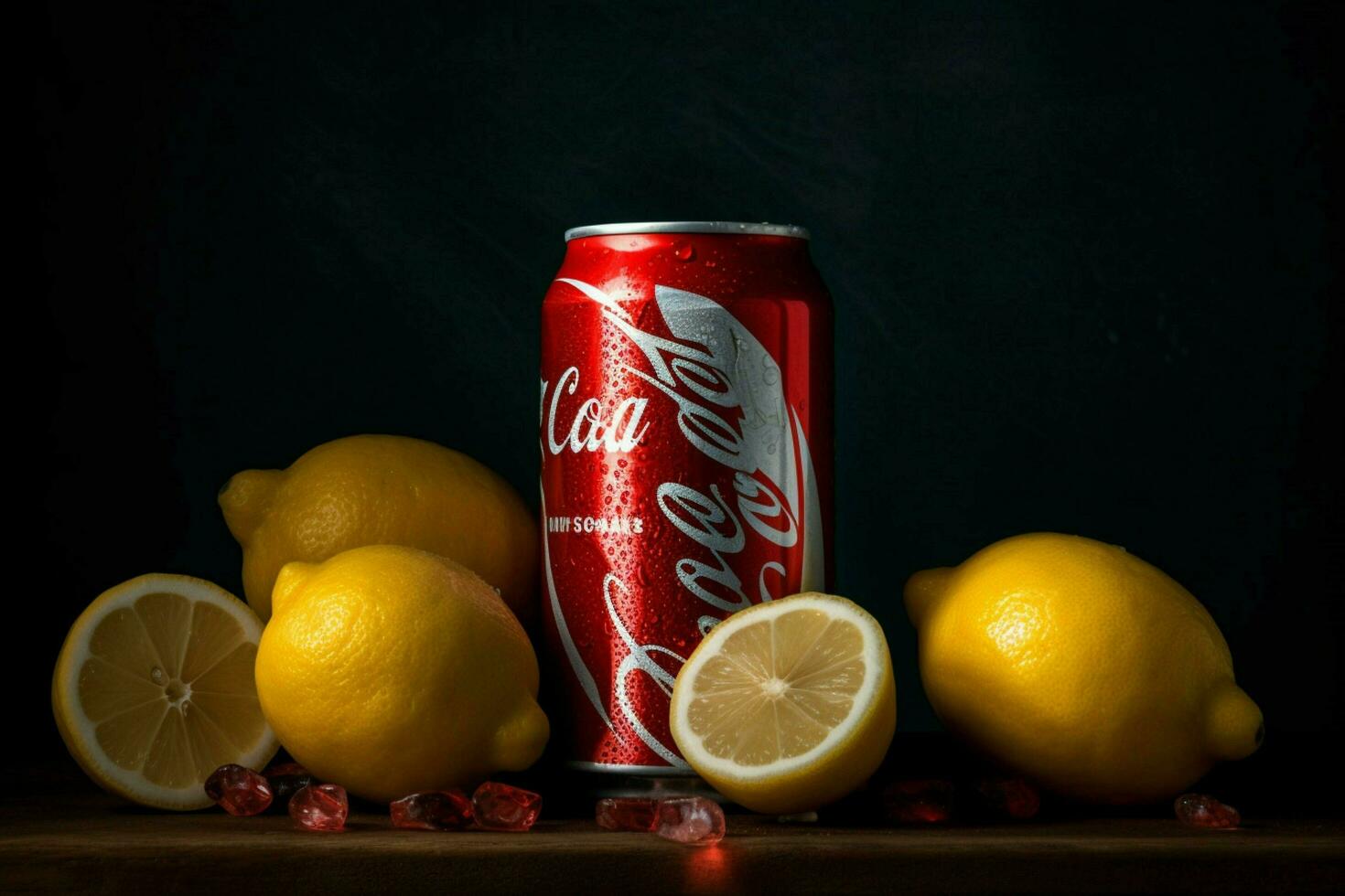 Coca Cola con limón foto