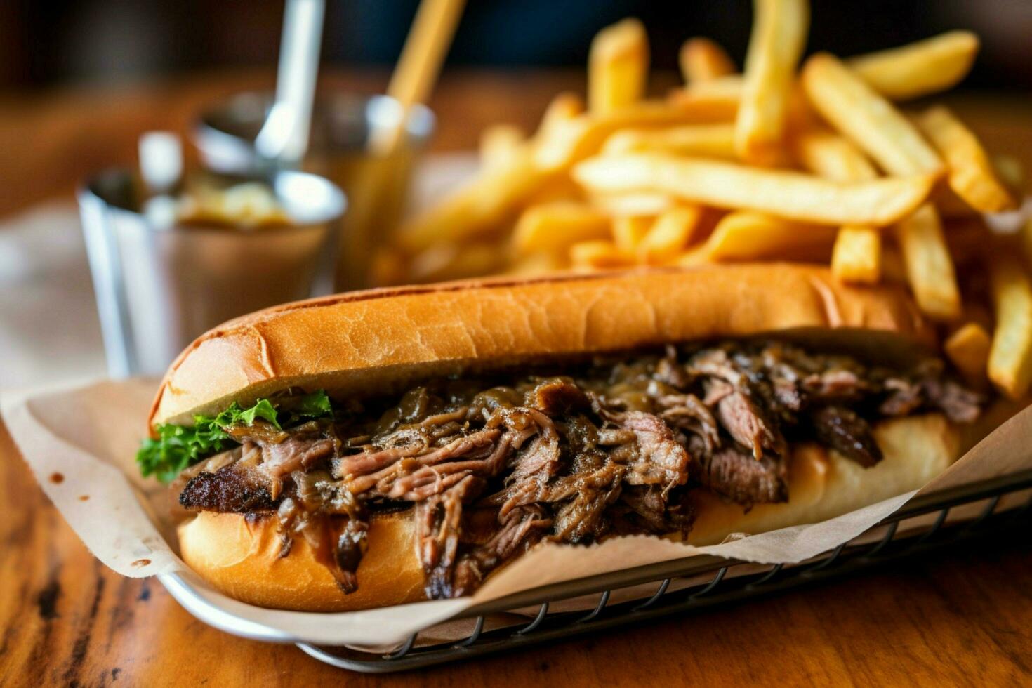 French dip image hd photo