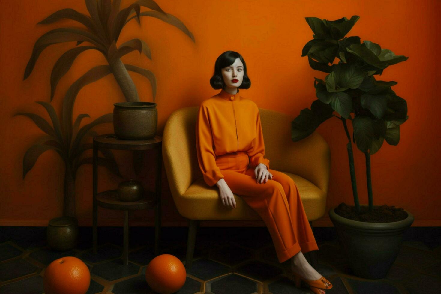 Lim on orange photo