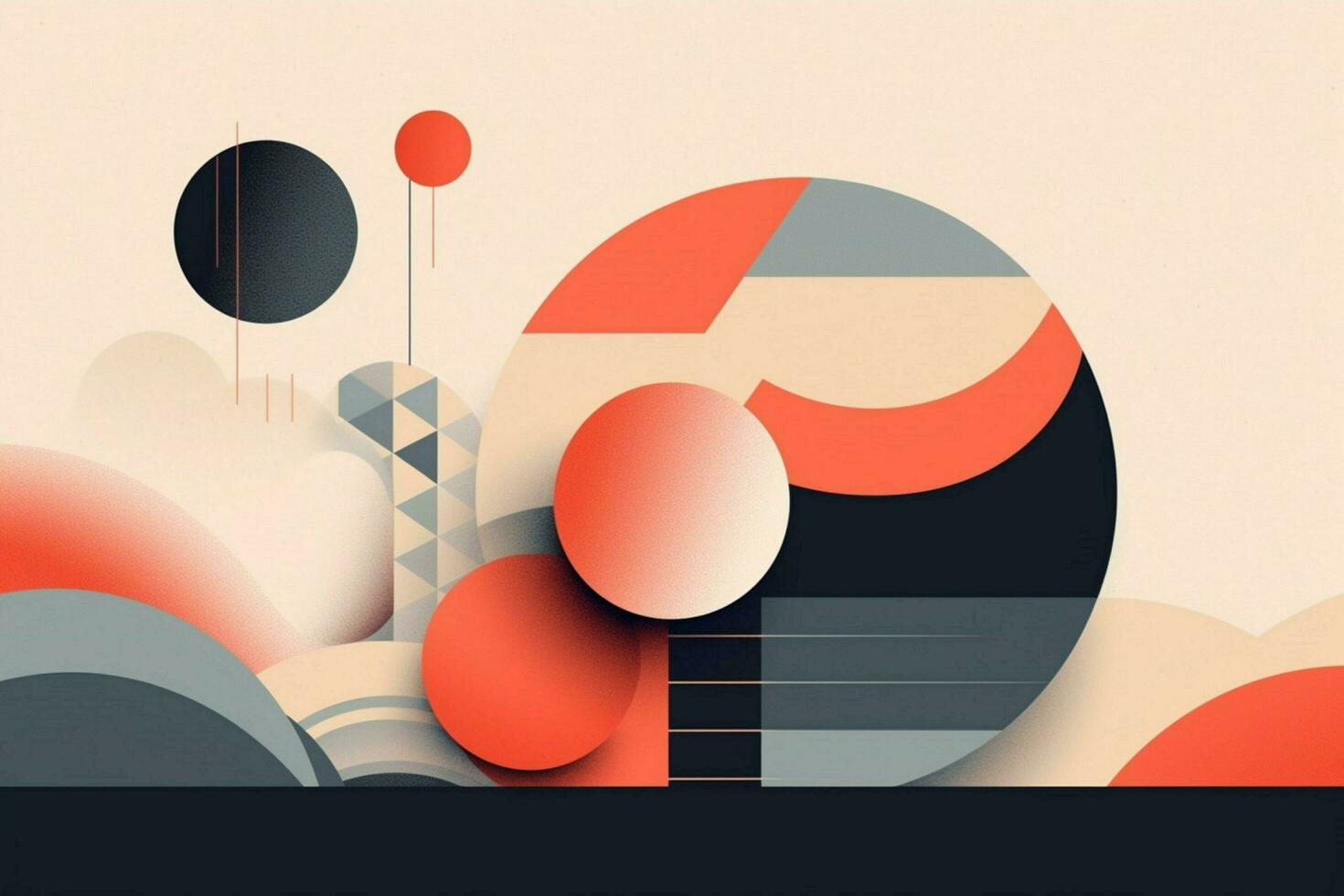 Minimalist designs with simple shapes and lines photo