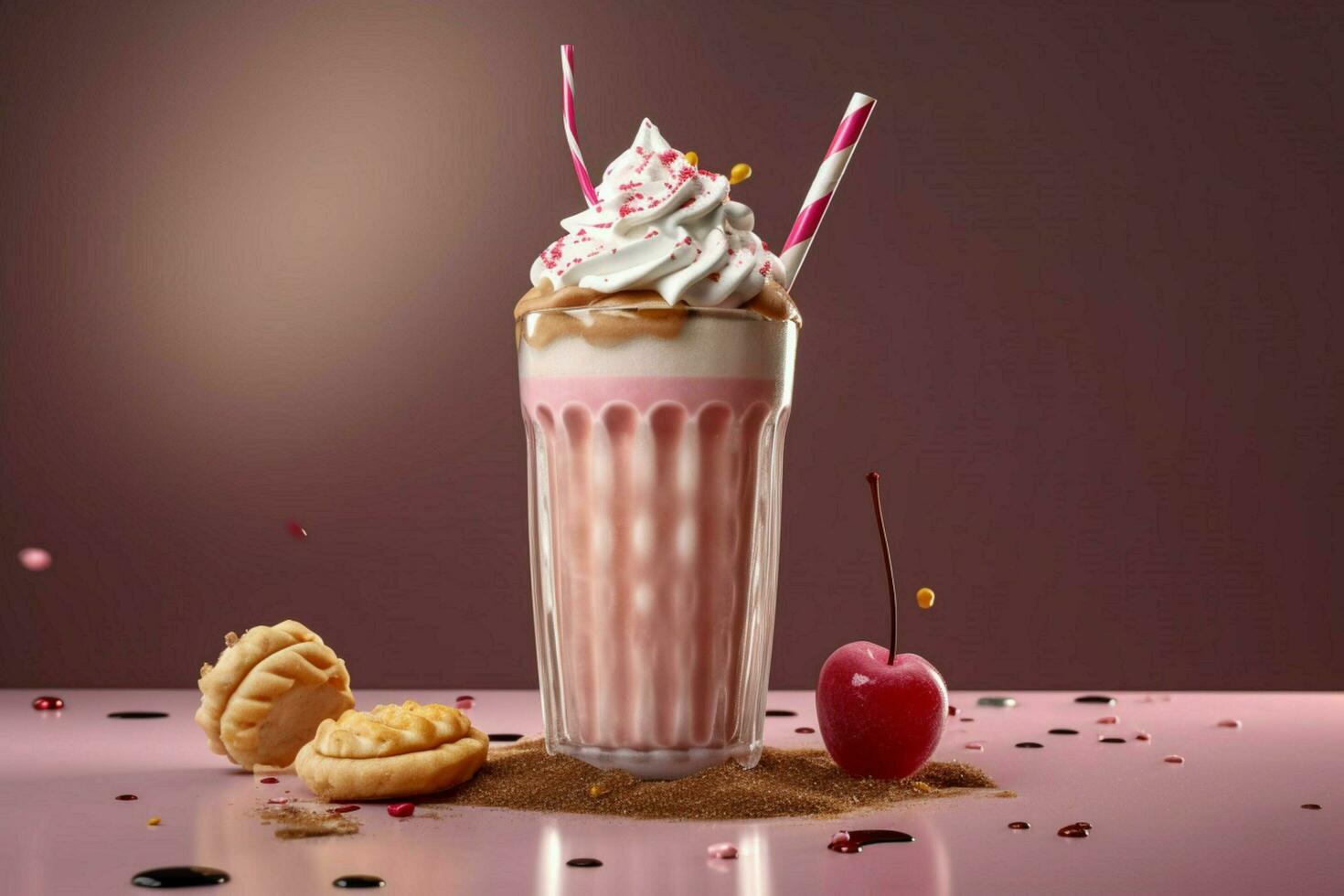 Photorealistic Product shot Food photography Milk photo