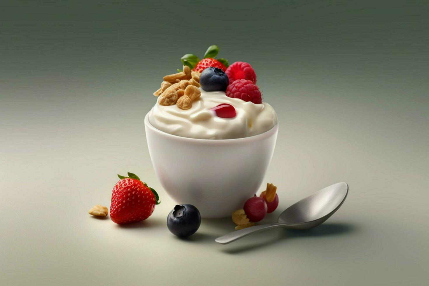 Photorealistic Product shot Food photography Yogu photo