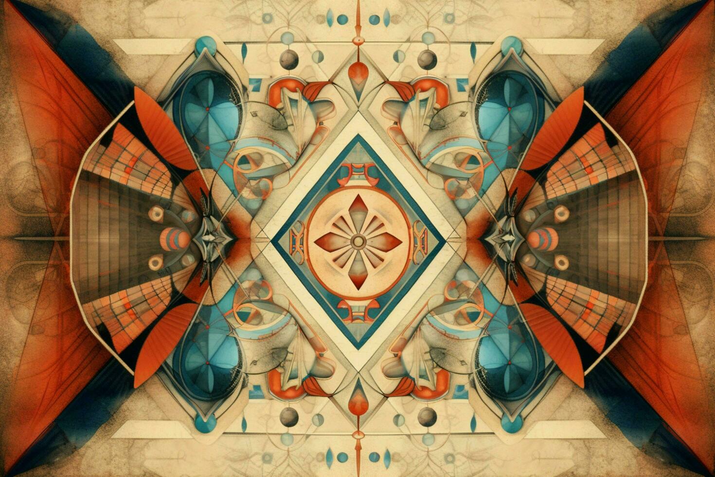 Symmetrical designs conveying balance and harmony photo