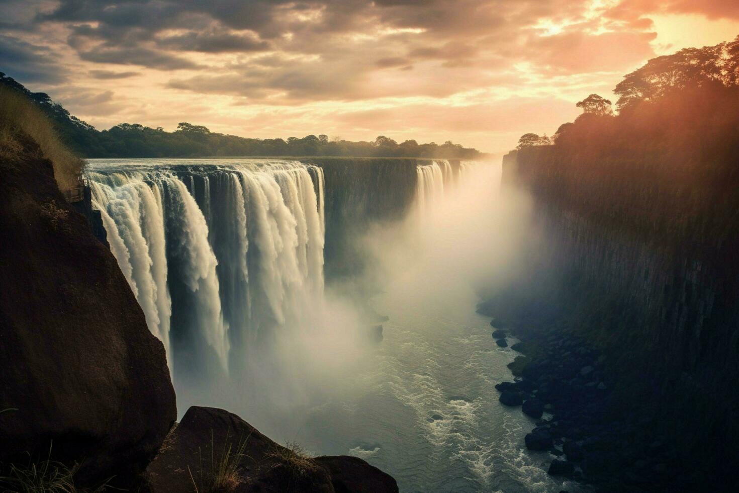 The beauty of Victoria Falls photo