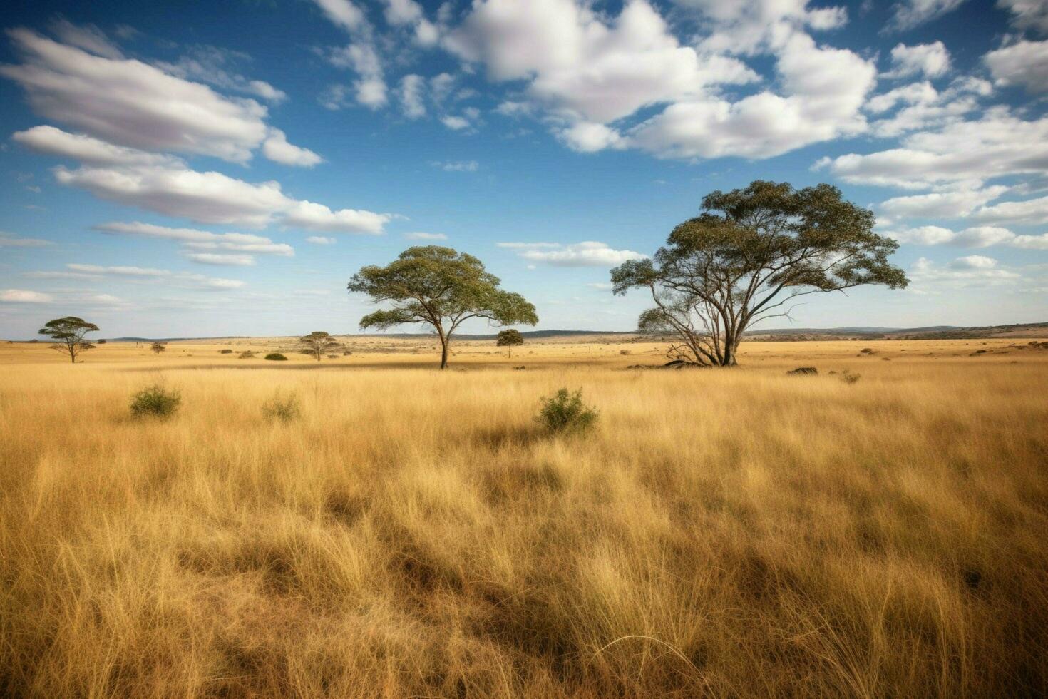 The savanna grasslands stretching for miles photo