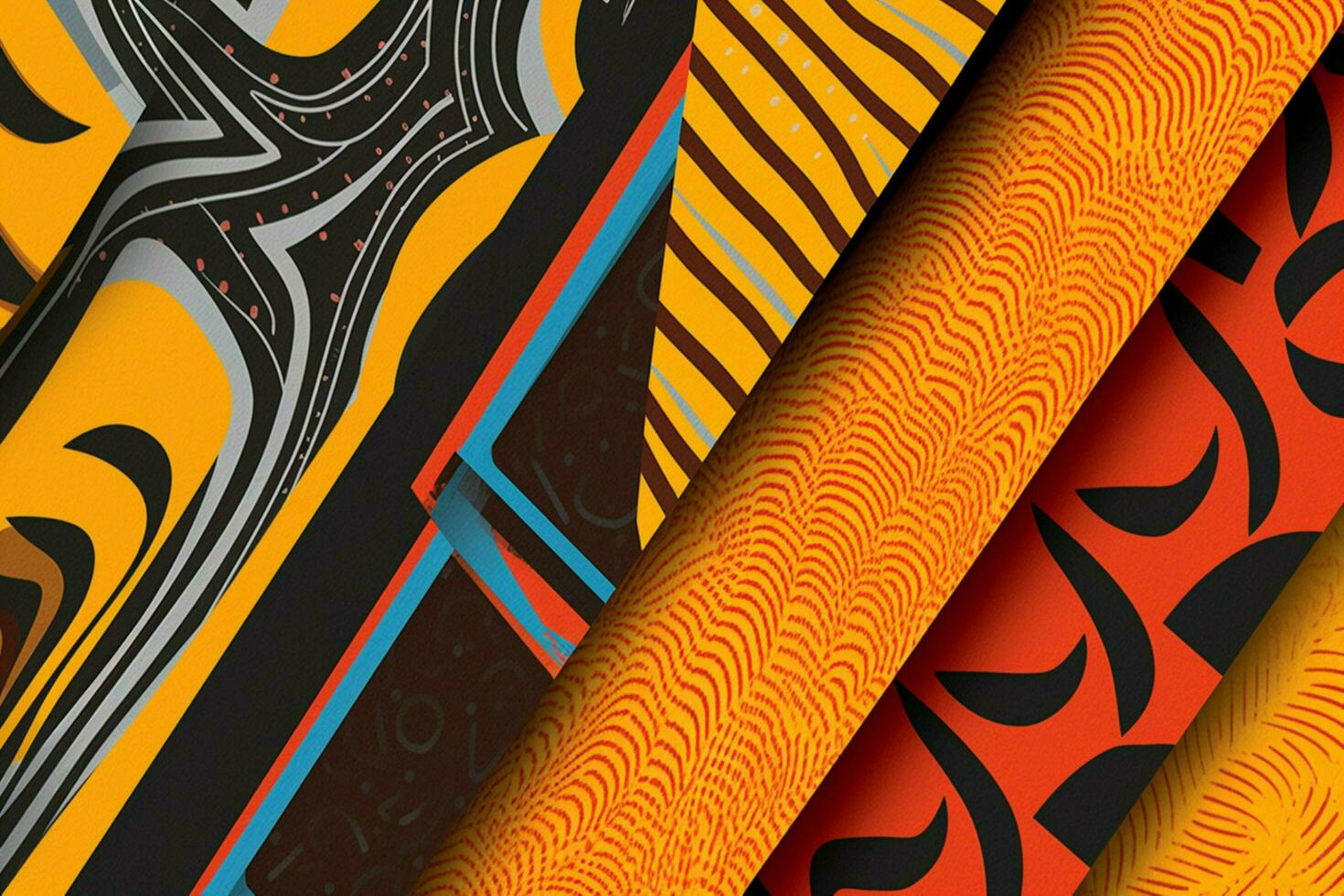 Use of African patterns in branding and marketing m photo