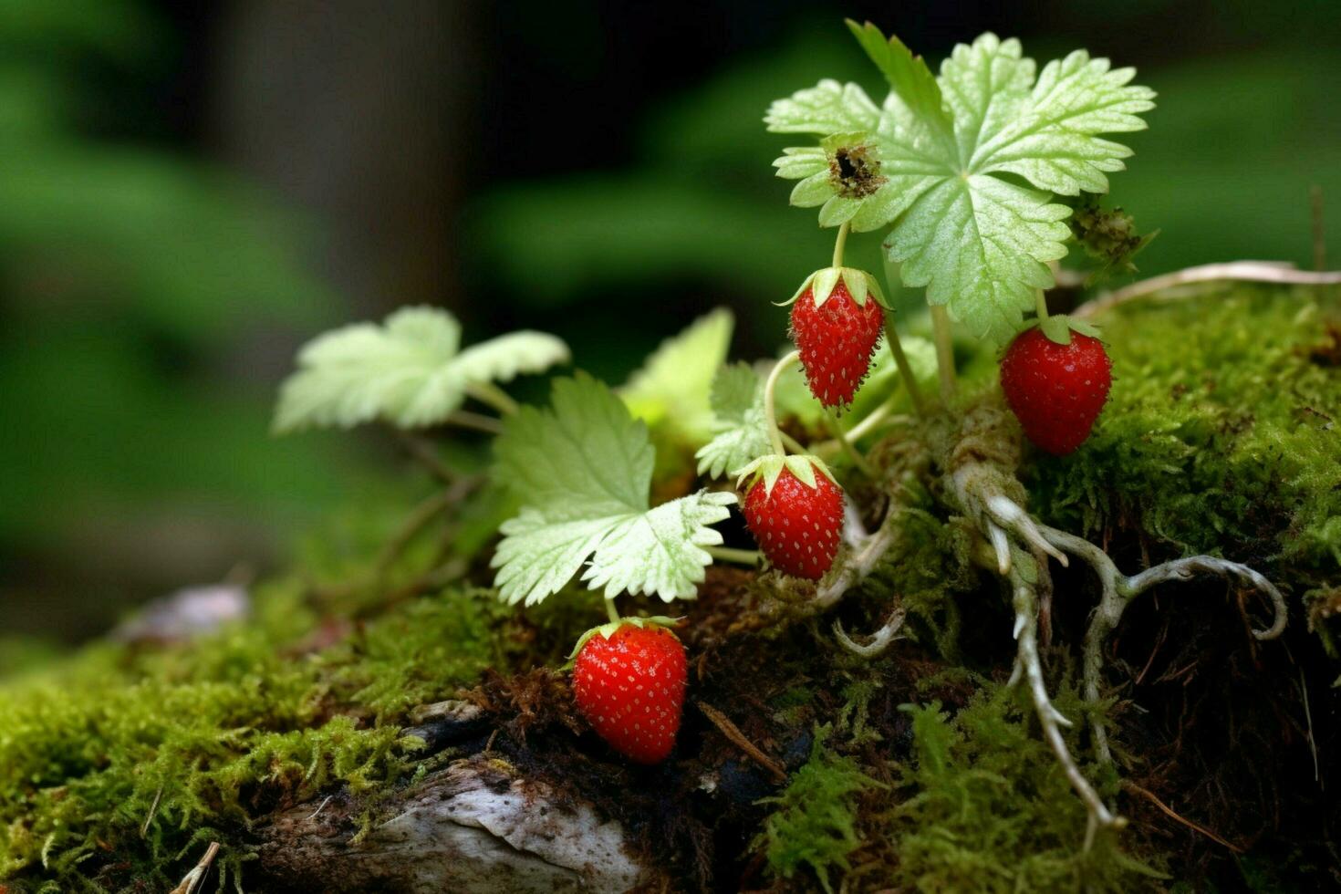 Wild Strawberry image hd photo