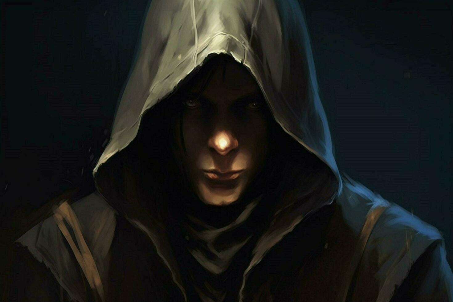 a character with a hood and a hood photo