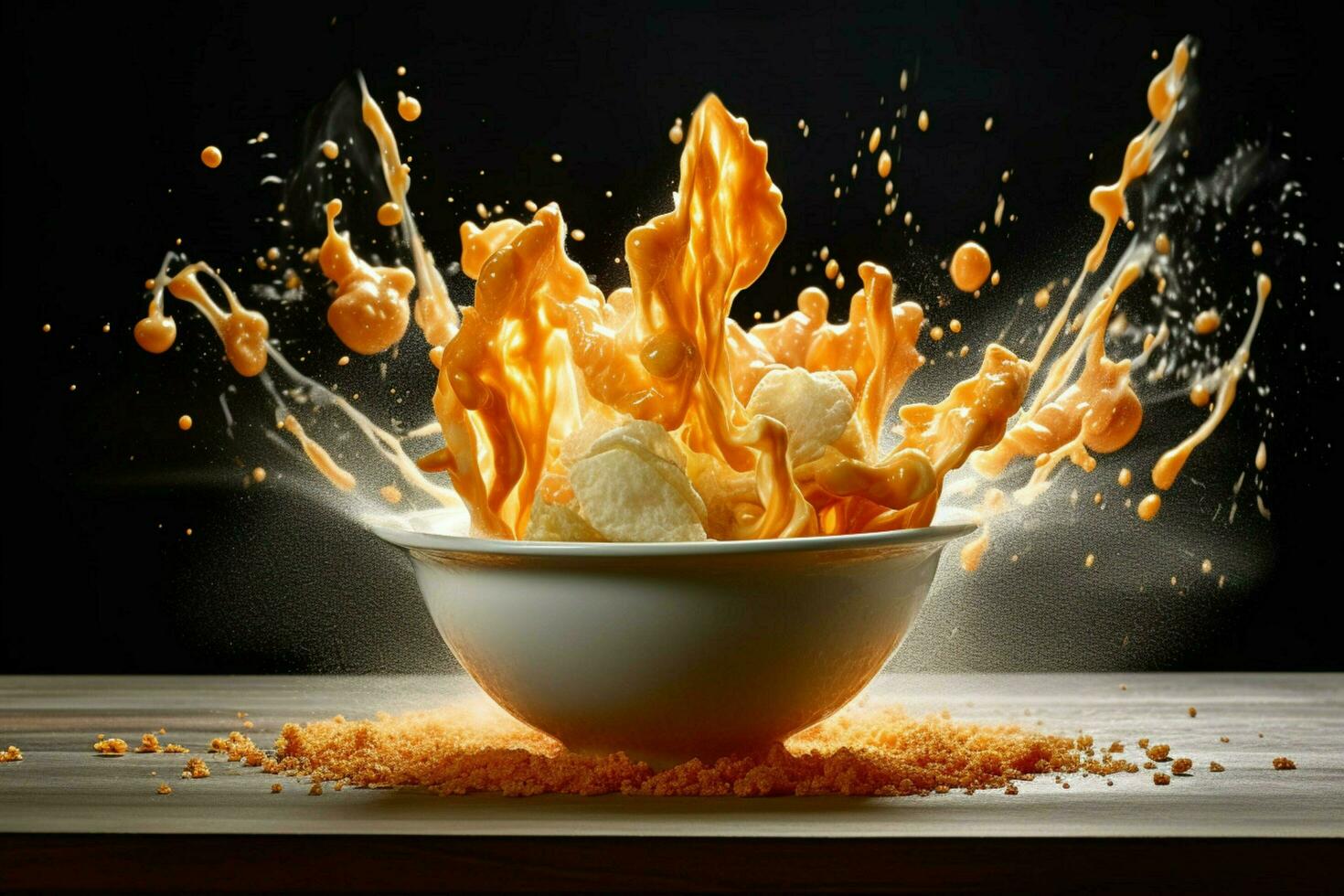 a fast shutter speed food photography create a dyna photo